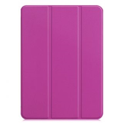 Attēls no iLike iPad 10.9 10t Gen Tri-Fold Eco-Leather Stand Case Purple