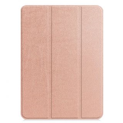 Attēls no iLike iPad 10.9 10t Gen Tri-Fold Eco-Leather Stand Case Rose Gold