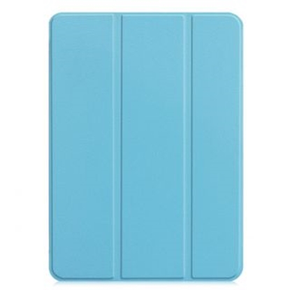 Attēls no iLike iPad 10.9 10t Gen Tri-Fold Eco-Leather Stand Case Sky Blue