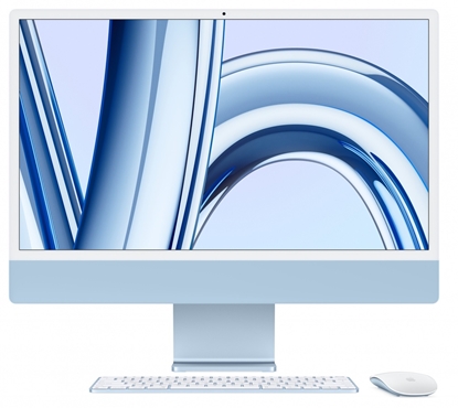 Attēls no iMac 24 cale: M3 8/10, 8GB, 256GB SSD - Niebieski