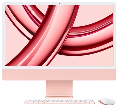 Attēls no iMac 24 cale: M3 8/10, 8GB, 512GB SSD - Różowy