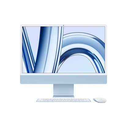 Изображение iMac 24 cale: M3 8/8, 8GB, 256GB SSD - Niebieski