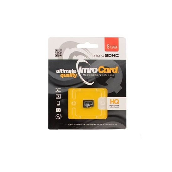Picture of Imro Memory card microSDHC / 8GB / cl. 10