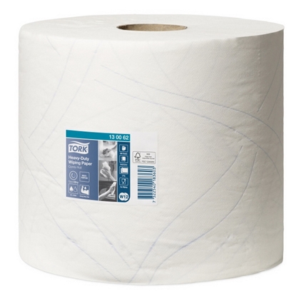 Изображение Industriālais papīrs TORK Advanced 430 Wiper W1/W2, 2 sl., 500 lapas rullī, 23.5 cm x 170 m, baltā krāsā