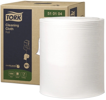 Attēls no Industriālais papīrs TORK Premium 510 Big Roll W1, 1 sl., 1000 lapas rullī, 42.8 cm x 380 m, baltā krāsā