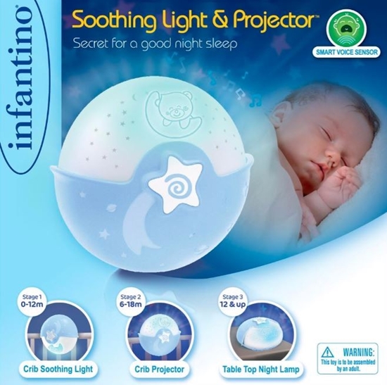 Picture of Infantino Projektor 2w1 niebieski