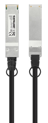 Изображение Intellinet 508506 networking cable Black, Silver 1 m