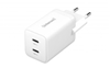 Изображение Intenso Power Adapter W40CC GaN white 2x USB-C 40W