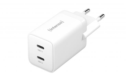 Изображение Intenso Power Adapter W40CC GaN white 2x USB-C 40W