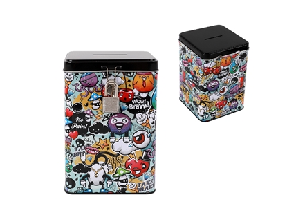 Изображение Itotal Krājkase ar piekaramo slēdzeni
Savaldanaio Graffiti