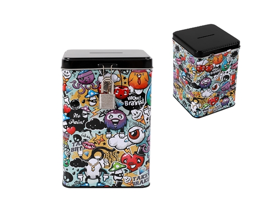 Изображение Itotal Krājkase ar piekaramo slēdzeni
Savaldanaio Graffiti