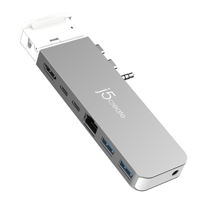 Attēls no j5create JCD395 4K60 Elite Pro USB4® Hub with MagSafe® Kit