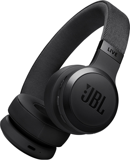 Изображение JBL LIVE bezvadu austiņas ar mikrofonu un trokšņu  slāpēšanu, melnas