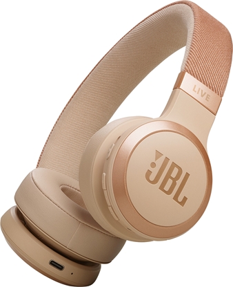 Изображение JBL wireless headset Live 670NC, beige