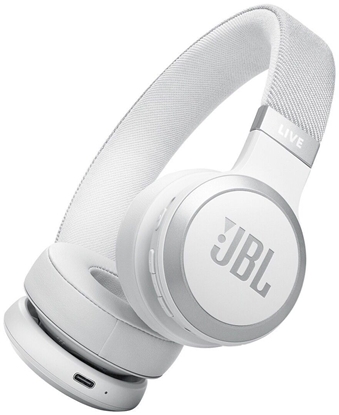 Изображение JBL wireless headset Live 670NC, white