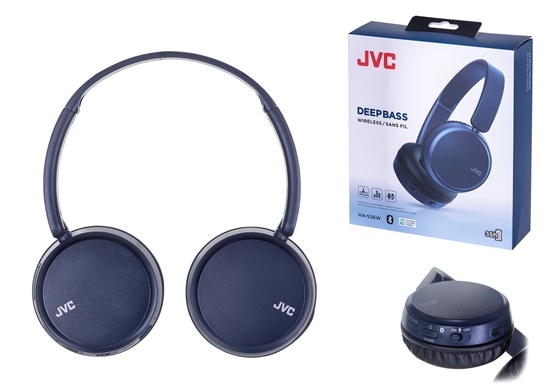 Picture of JVC HAS-36WAU BT headphones blue