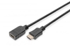 Picture of Kabel przedłużający HDMI HighSpeed z Ethernetem 1080p 60Hz FHD Typ HDMI A/HDMI A M/Ż 5m Czarny 