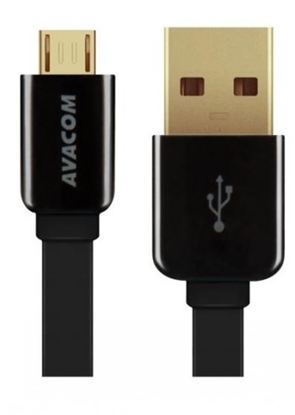 Изображение AVACOM MIC-40K USB CABLE - MICRO USB, 40CM, BLACK