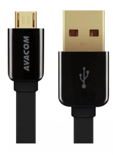 Picture of AVACOM MIC-40K USB CABLE - MICRO USB, 40CM, BLACK