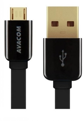 Изображение AVACOM MIC-120K USB CABLE - MICRO USB, 120CM, BLACK