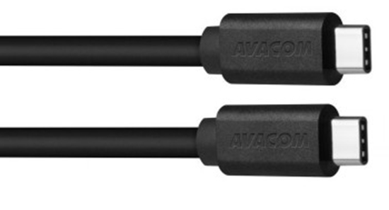 Picture of AVACOM DATOVY A NABIJECI USB CABLE TYPE-C - USB TYPE-C, 100CM, BLACK