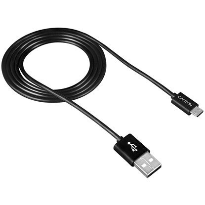 Изображение Kabel USB Canyon USB-A - 1 m Czarny (CNE-USBM1B)