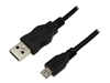Picture of Kabel USB LogiLink USB-A - microUSB 1 m Czarny (CU0058)