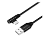 Picture of Kabel USB LogiLink USB-A - USB-C 0.3 m Czarny (CU0137)