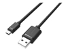 Picture of Kabel USB Unitek USB-A - microUSB 1 m Czarny (Y-C451GBK)