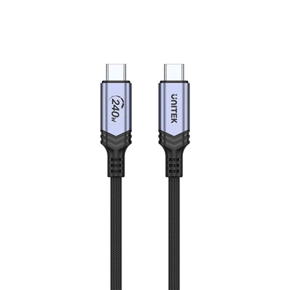 Picture of Kabel USB Unitek USB-C - USB-B 2 m Czarny (C14110GY-2M)