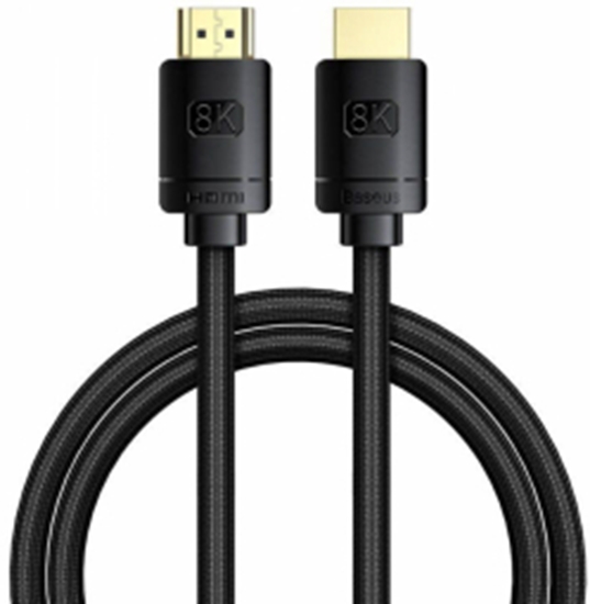 Picture of Kabelis Baseus HDMI Male - HDMI Male Black 1m 8K