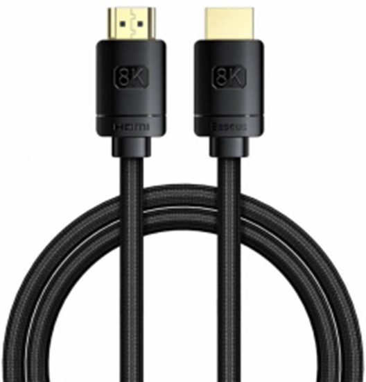 Picture of Kabelis Baseus HDMI Male - HDMI Male Black 2m 8K