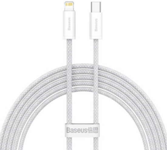 Picture of Kabelis Baseus USB Type-C Male - Lightning Male 1m White 20W
