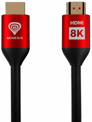 Picture of Kabelis Genesis HDMI Male - HDMI Male 3m 8K  XBOX X / S Red