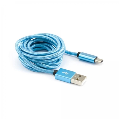 Picture of Kabelis Sbox USB->Type C M/M 1.5m CTYPE-1.5BL blue