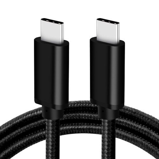 Изображение Kabelis USB-C - USB-C, PD240W (juodas, 3m)