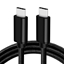 Изображение Kabelis USB-C - USB-C, PD240W (juodas, 3m)