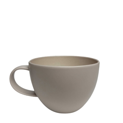 Изображение Kafijas tase Fine Plus Satin 250ml pērļu pelēka porcelā