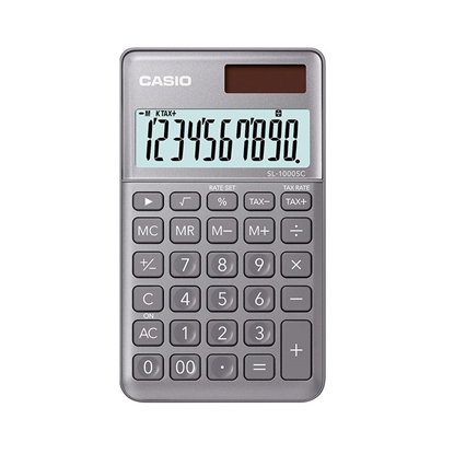 Picture of Kalkulators CASIO SL-1000SC, 120 x 71 x 9 mm, pelēks
