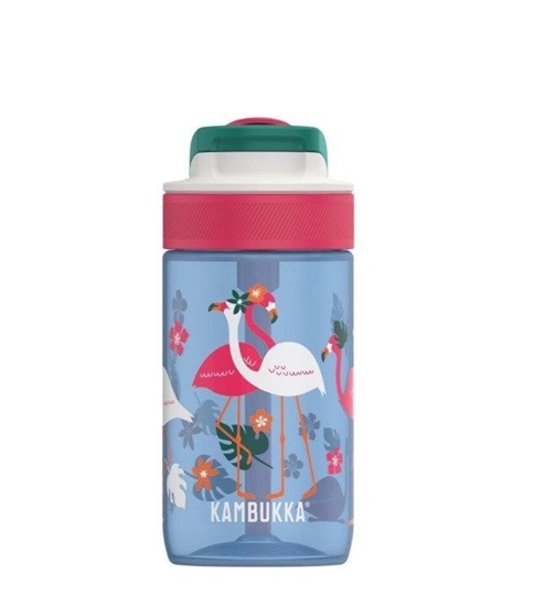 Picture of Kambukka Lagoon 400ml Blue Flamingo baby water bottle