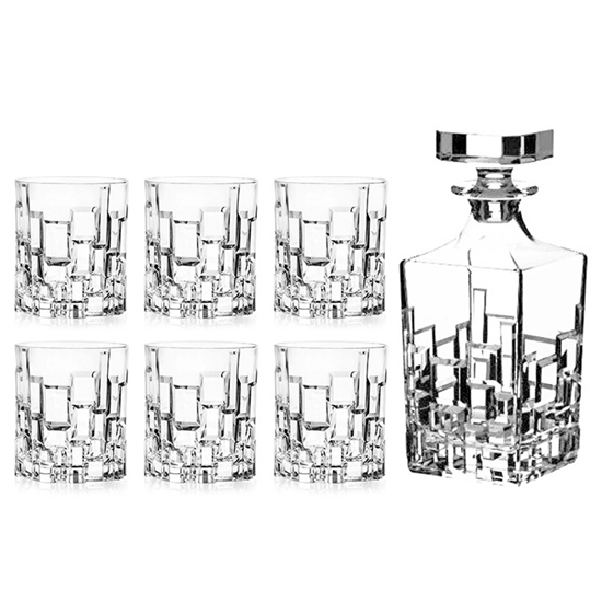 Picture of Karafe viskija Etna + 6 glāzes