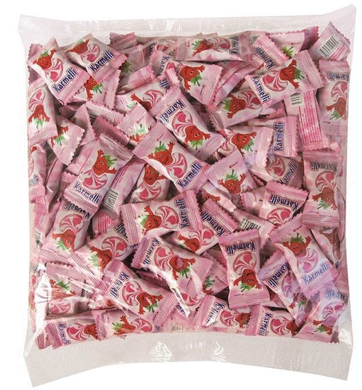 Picture of Karameles JEDNOSC ar zemeņu un krējuma garšu, 1kg