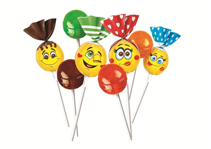 Picture of Karameles ROSHEN ar dažādām garšām Lollipops, 1kg (0.92kg)