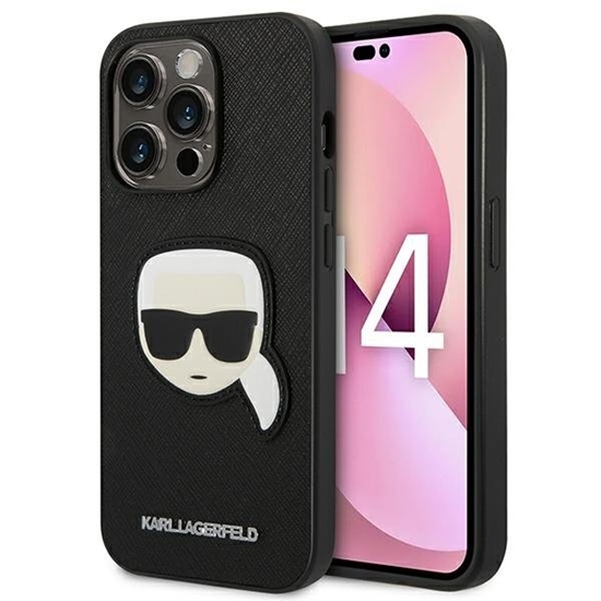 Picture of Karl Lagerfeld KLHCP14XSAPKHK Back Case for Apple iPhone 14 Pro Max
