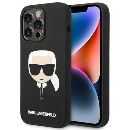 Picture of Karl Lagerfeld KLHCP14XSLKHBK Back Case for Apple iPhone 14 Pro Max