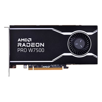 Изображение Karta graficzna AMD Radeon Pro W7500 8GB GDDR6, 4x DisplayPort 2.1, 70W, PCI Gen4 x8