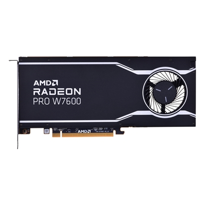 Изображение Karta graficzna AMD Radeon Pro W7600 8GB GDDR6, 4x DisplayPort 2.1, 130W, PCI Gen4 x8