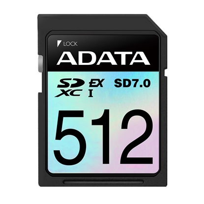 Attēls no Karta ADATA Extreme SDXC 512 GB Class 10 UHS-I/U3 V30 (ASD512GEX3L1-C)