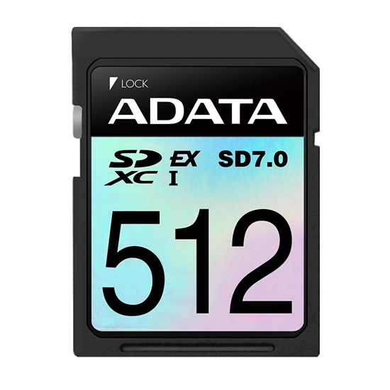 Picture of Karta ADATA Extreme SDXC 512 GB Class 10 UHS-I/U3 V30 (ASD512GEX3L1-C)
