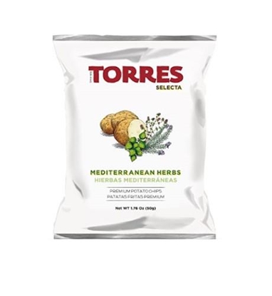 Attēls no Kartupeļu čipsi TORRES, ar Vidusjūras garšaugiem, 150g